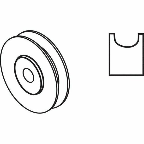 Strybuc 1-1/2" SS PATIO DOOR ROLLER 11-111SS